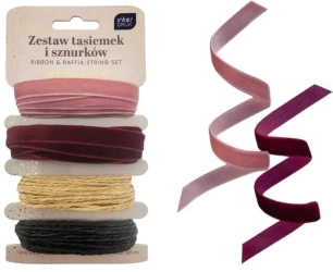 Zestaw tasiemek i sznurków Satin Gold - INTERDRUK
