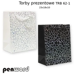 Torebka prezentowa 23x18x10cm MIX - Penword