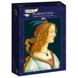 Puzzle 1000 Idealny portret kobiety, Sandro Bottic - Bluebird Puzzle