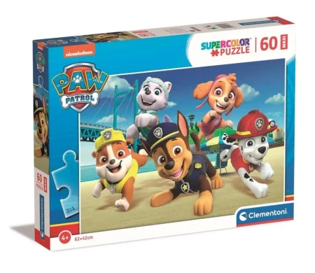 Puzzle 60 Maxi Super Kolor Paw Patrol - Clementoni