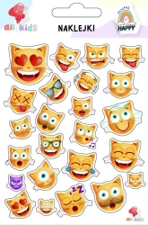 Naklejki dla dzieci Kotki emotki - All4Kids