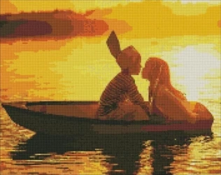 Diamentowa mozaika - Pierwsza miłość 40x50cm - Ideyka