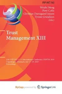 Trust Management XIII - Meng Weizhi