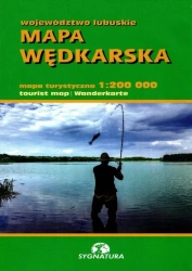 Mapa wędkarska województwa lubuskiego 1:200 000 - praca zbiorowa