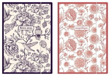 Teczka z gumką A4+ LUX UV Botanique (10szt) - INTERDRUK