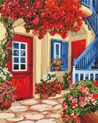 Malowanie po numerach - Spacerując.. 40x50cm - Ideyka