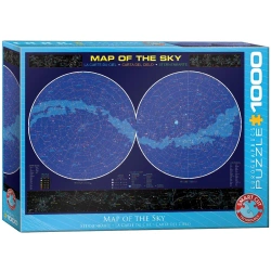 Puzzle 1000 Map of the Sky 6000-1010 - Eurographics