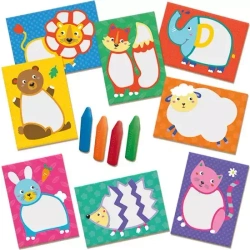 My first kredki Karty ze zwierzętami - SES