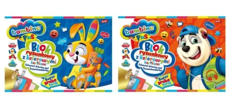 Blok rysunkowy kolor A3/16K Plus (10szt) BAMBINO - ST-MAJEWSKI