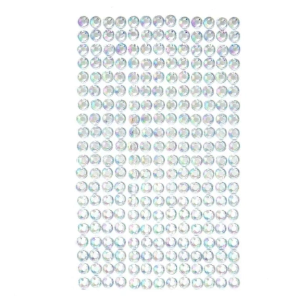 Kryształki samoprzylepne opalescent 6mm 260szt - Dalprint dpCraft