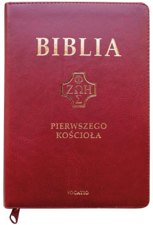 Biblia pierwszego Kościoła z paginat. suwak burgun - praca zbiorowa