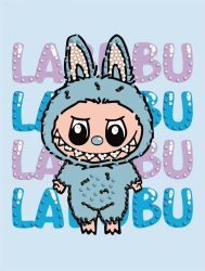 Diamentowa mozaika - On Labubu 15x20cm - Ideyka