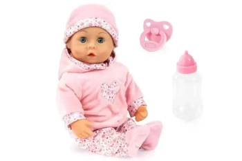 Bobas pierwsze słowa różowy 38cm - Bayer Design