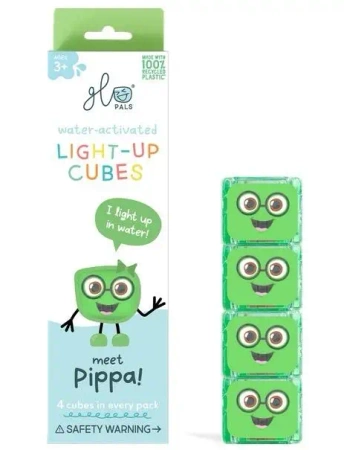 Kostki sensoryczne świecące w wodzie Pippa ziel - Glo Pals