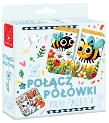 Połącz połówki Polne Zwierzęta 3+ - Kangur