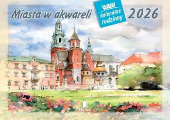 Kalendarz 2026 rodzinny Miasta w akwareli - Lucrum