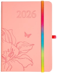 Kalendarz 2026 B6 tyg. Hip Hop morelowy - praca zbiorowa