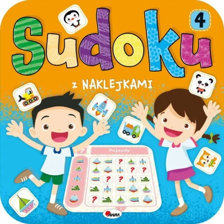 Sudoku z naklejkami 4 - praca zbiorowa