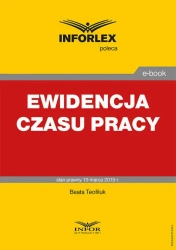 eBook Ewidencja czasu pracy - Beata Tofiluk