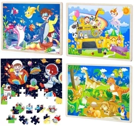 Puzzle drewniane MIX - Trifox