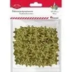 Styropianowe gwiazdki 20x18mm złote 60szt - Titanum