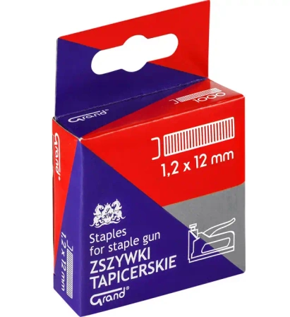 Zszywki do zszywacza tapicerskiego - takera 1,2x12 GRAND