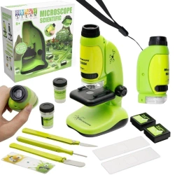 Mikroskop ze światłem powiększenie 250x - Trifox