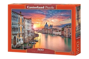 Puzzle 500 Wenecja o zachodzie słońca CASTOR - Castorland