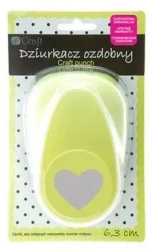 Dziurkacz ozdobny 6,3cm serce - Dalprint dpCraft