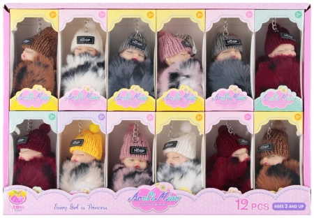 Brelok Lalka Pomponik Mix Mega Creative 566754