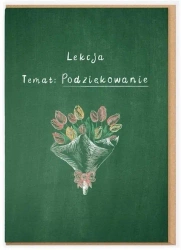 Karnet - Podziękowanie dla nauczyciela - Nadwyraz