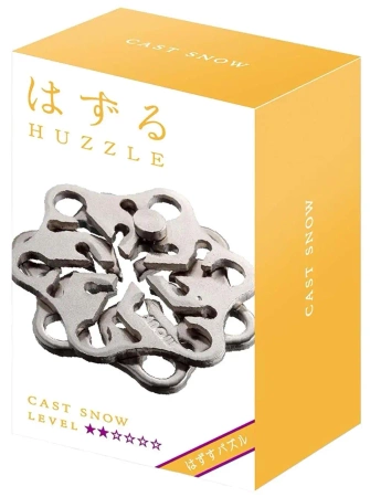 Łamigłówka Huzzle Cast Snow poziom 2/6 - Hanayama