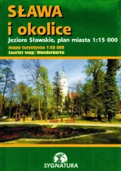 Mapa - Sława i okolice 1:15 000 - praca zbiorowa