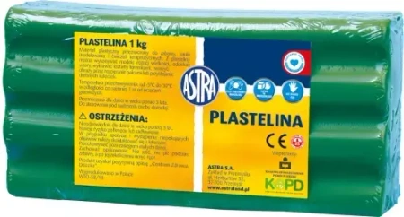 Plastelina 1 kg, zielona