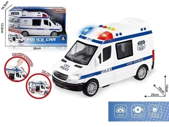 Radiowóz z otwieranymi drzwiami światło, dźwięk - ADAR