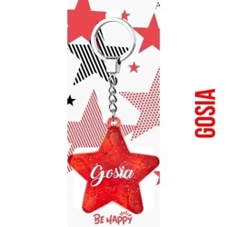Brelok Gwiazdka Gosia - Be-Happy Gifts