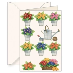 Karnet B6 + koperta 5755 Pierwiosnki - Tassotti