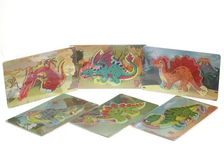 Układanka Dinozaury MIX - ADAR