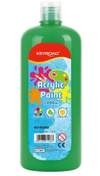 Farba akrylowa KEYROAD butelka 1000ml zielona