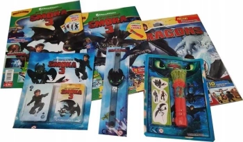 Megazestaw Dragons Jak wytresować smoka? - Praca zbiorowa