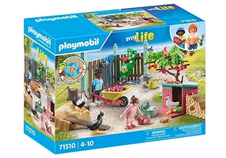 Zestaw figurek My Life 71510 Mała kurza ferma w ogródku Tiny House - Playmobil