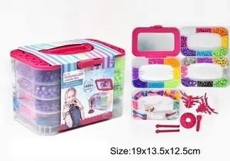 Kuferek 4 poziomy z lusterkiem - Madej