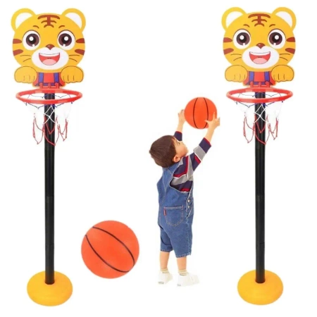 Zestaw do koszykówki 110cm Tygrys - Leantoys