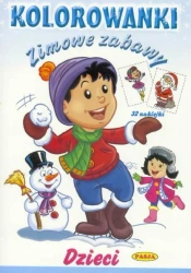 Kolorowanka. Zimowe zabawy - Dzieci - praca zbiorowa