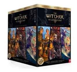 Puzzle 3x1000 The Witcher 3: Wild Hunt 10 Years - Good Loot