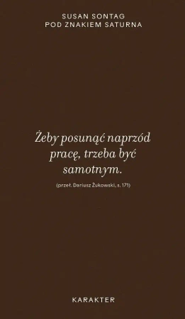 Pod znakiem Saturna - Susan Sontag