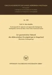 Zur geometrischen Tektonik des altdevonischen Grundgebirges im Siegerland - Hans Breddin