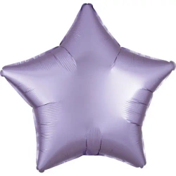 Balon foliowy Lustre Pastel lila gwiazda 48cm - Amscan