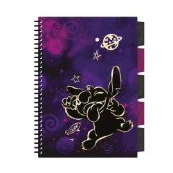 Kołobrulion B5 Disney Gold Stitch project book 100 kartek wzór 2 - PATIO