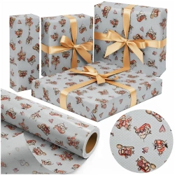 Papier Święta BN Skrzaty X-Strong 57cmx25m - PaperHit